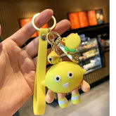 3D Lemon Fruit Combo Keychain